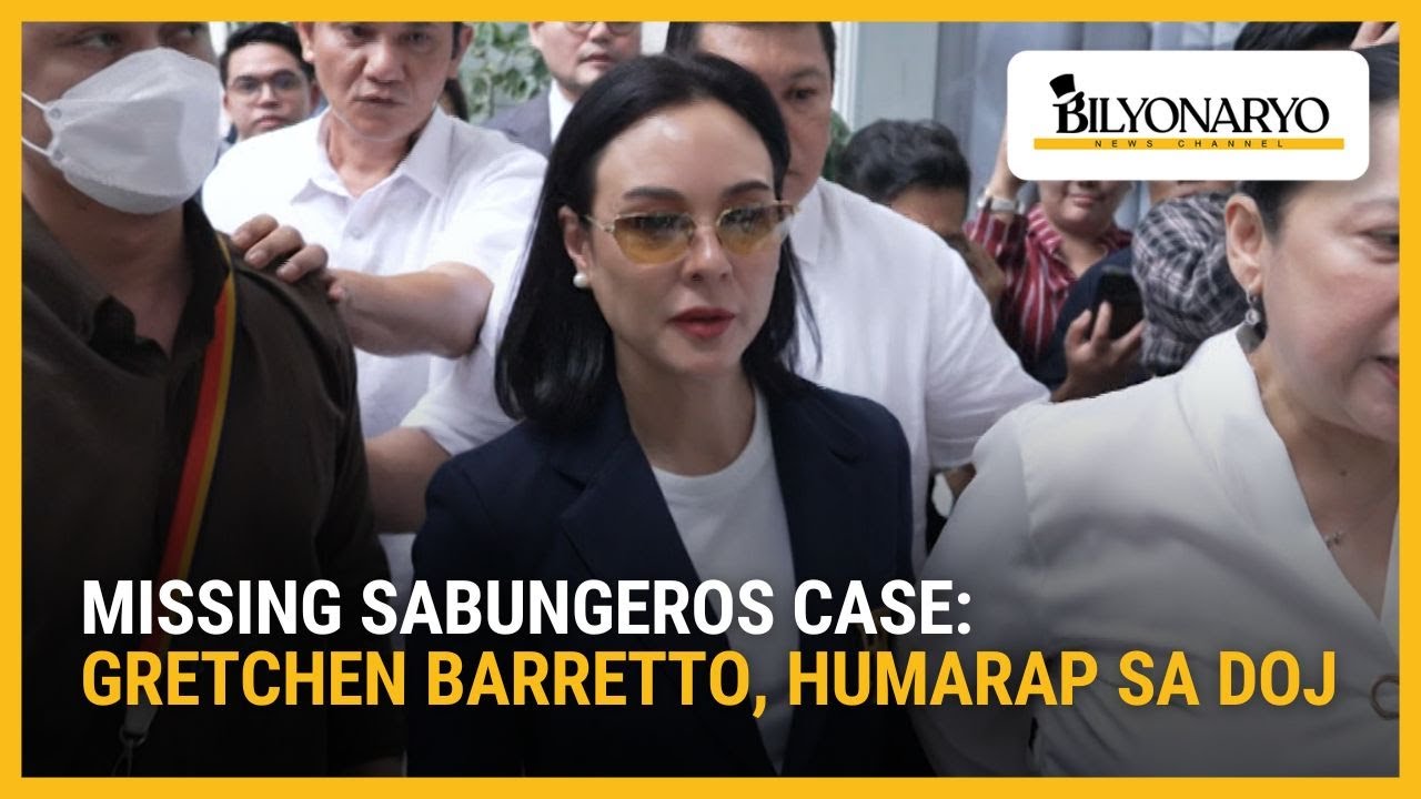 Gretchen Barretto, humarap sa DOJ para sa missing sabungeros case; no show si mastermind Atong Ang