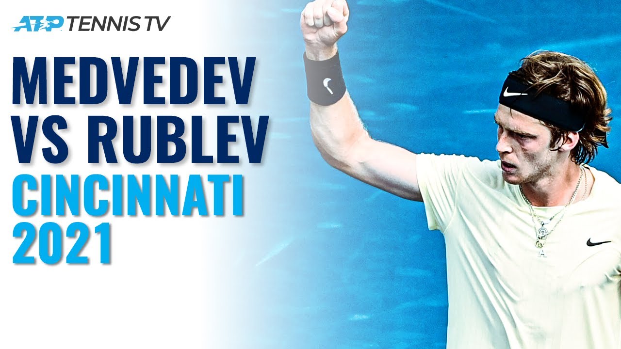 Daniil Medvedev vs Andrey Rublev Highlights | Cincinnati 2021