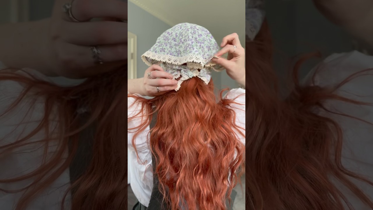 My favourite spring/summer hairstyle 🌿 #springtime #springhair #cottagecore #springstyles