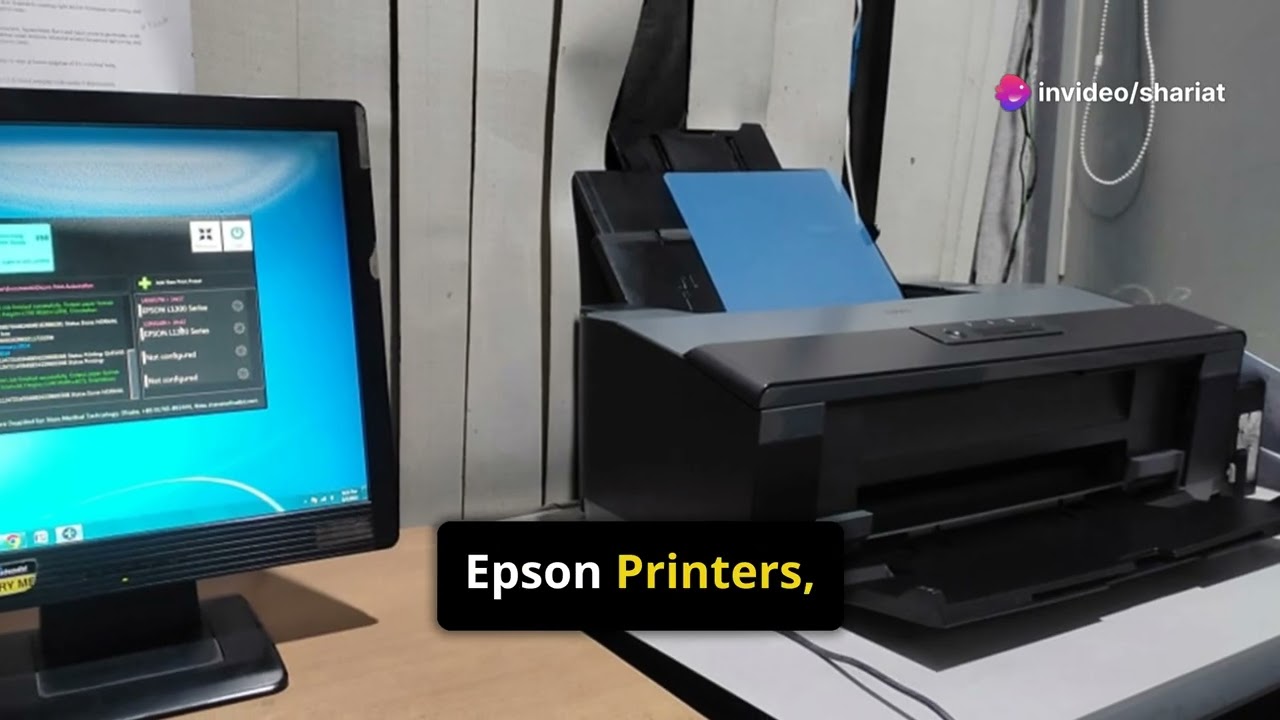 MinXray and Epson Printer for printing on Inkjet Blue X-ray Film