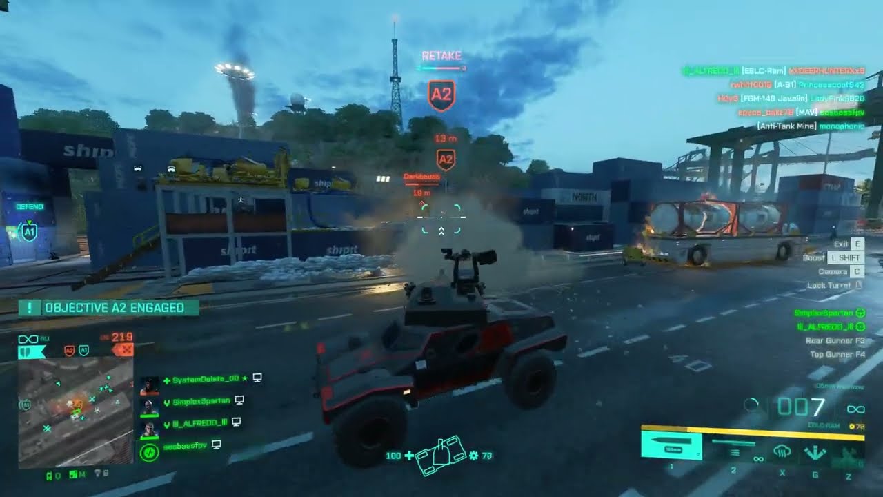 Battlefield 2042 | 51 Kills, Leave The Vehicle Defense To ME... - APS Howitzer + HMG RAM Gameplay