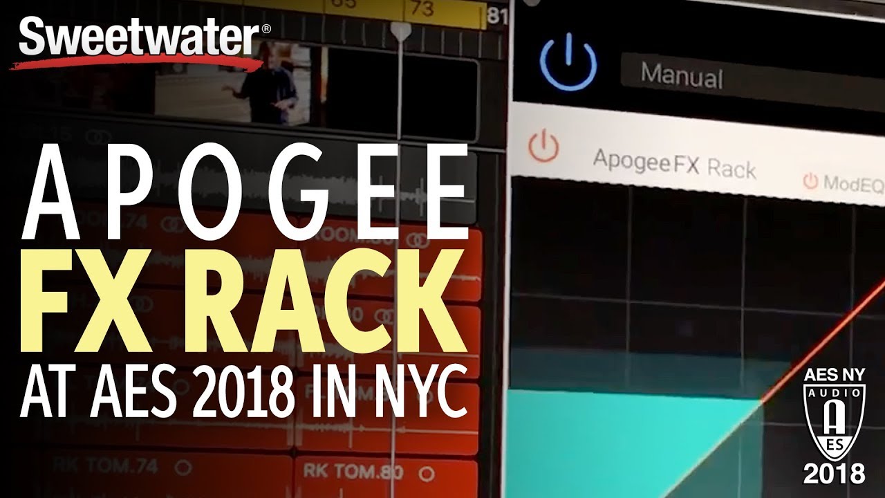 Sweetwater at AES 2018: Apogee FX Rack