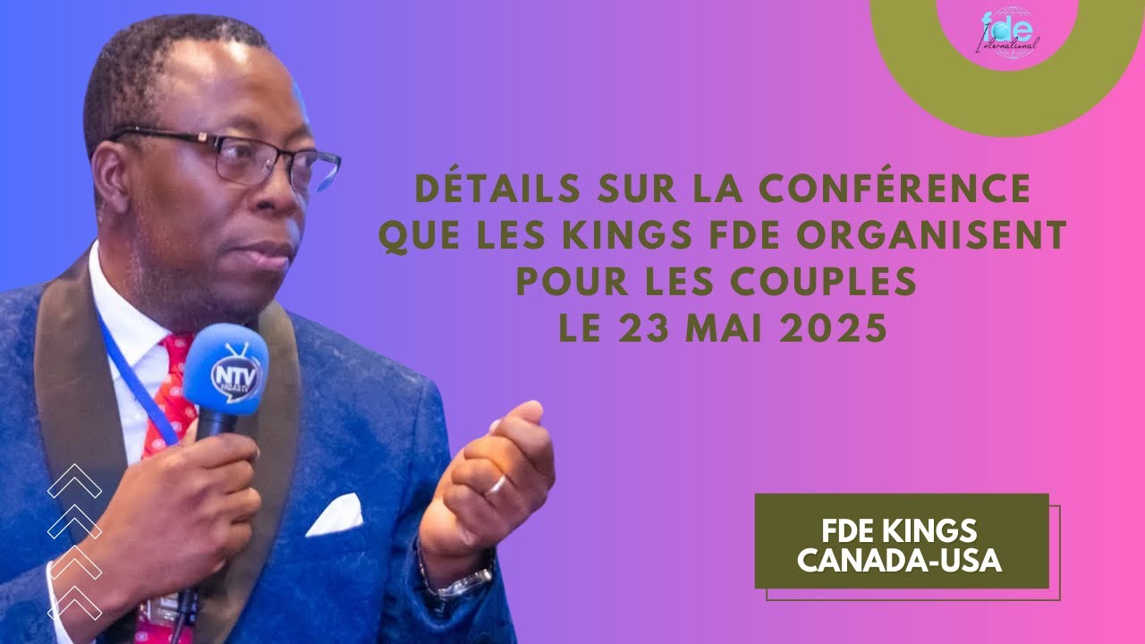 CONFÉRENCE DES COUPLES LE 23 MAI 2026: Détails