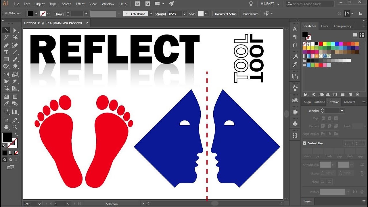 How to Use the Reflect Tool in Adobe Illustrator