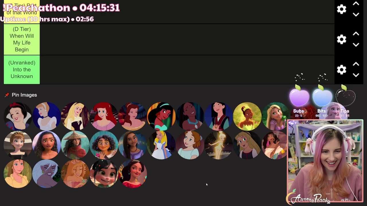 Disney Princess Tier List