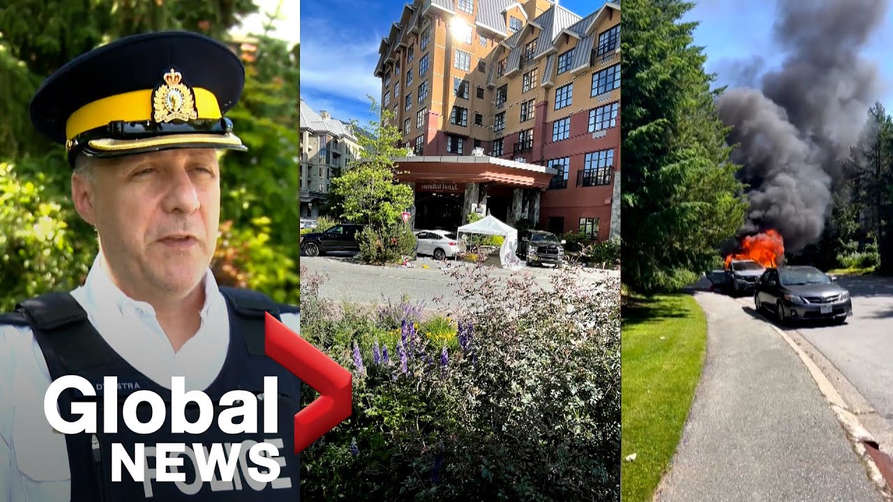 Whistler shooting: 2 men targeted outside upscale BC hotel in gang-related hit, police say