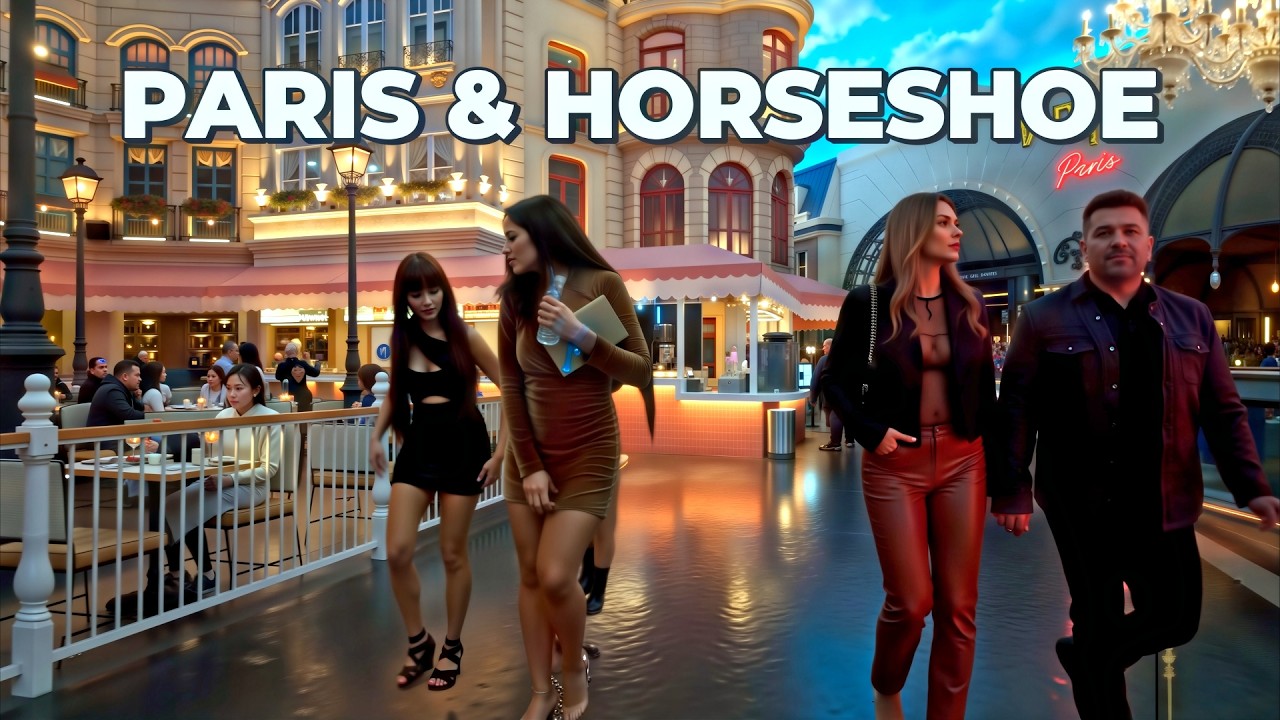 Paris & Horseshoe Las Vegas Walk -  February 2026 - Las Vegas Strip 2026