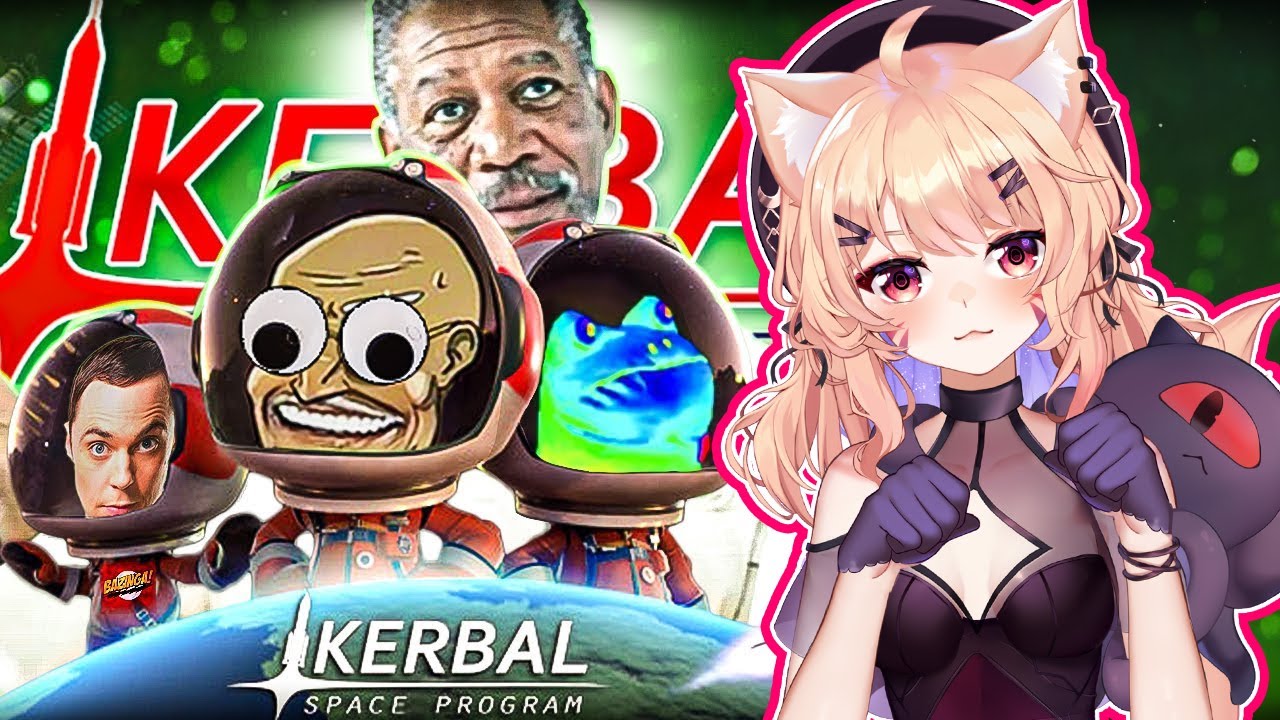 Kerbal Space Program Review (ft. martincitopants, Max0r, Fiverr Morgan Freeman) - FLEEKAZOID React