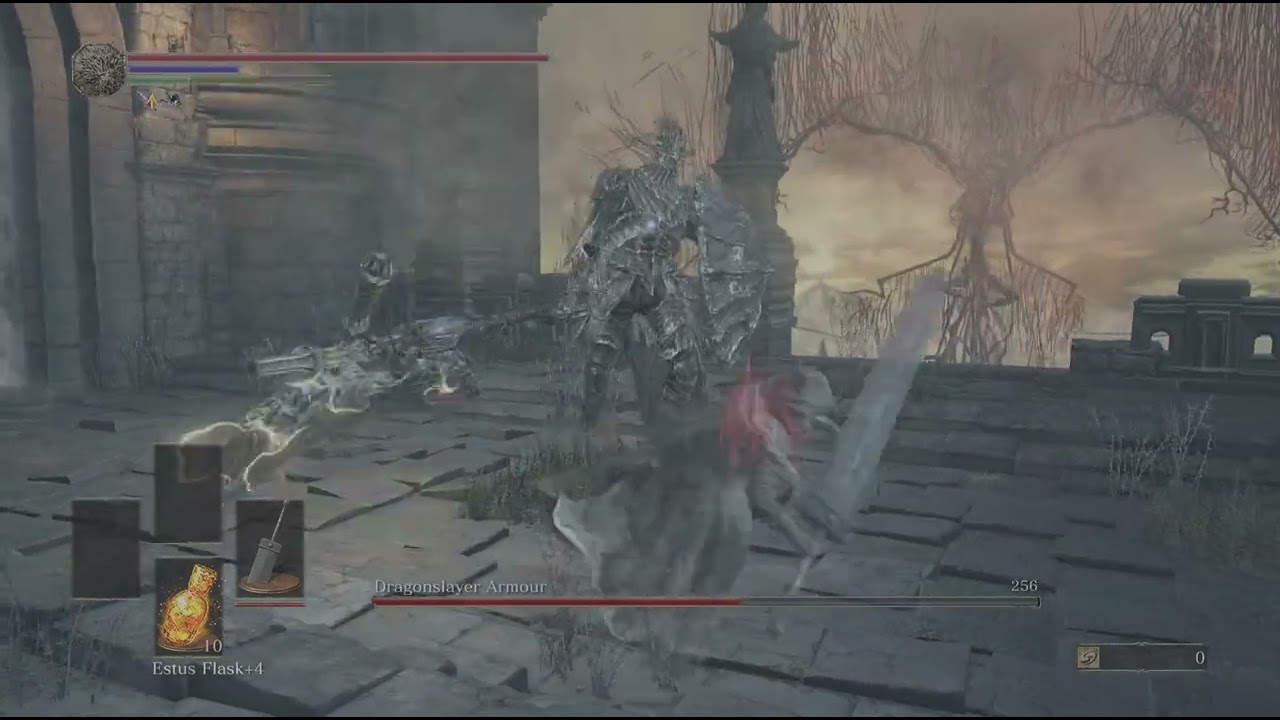 DARK SOULS 3 dragonslayer armour no hit