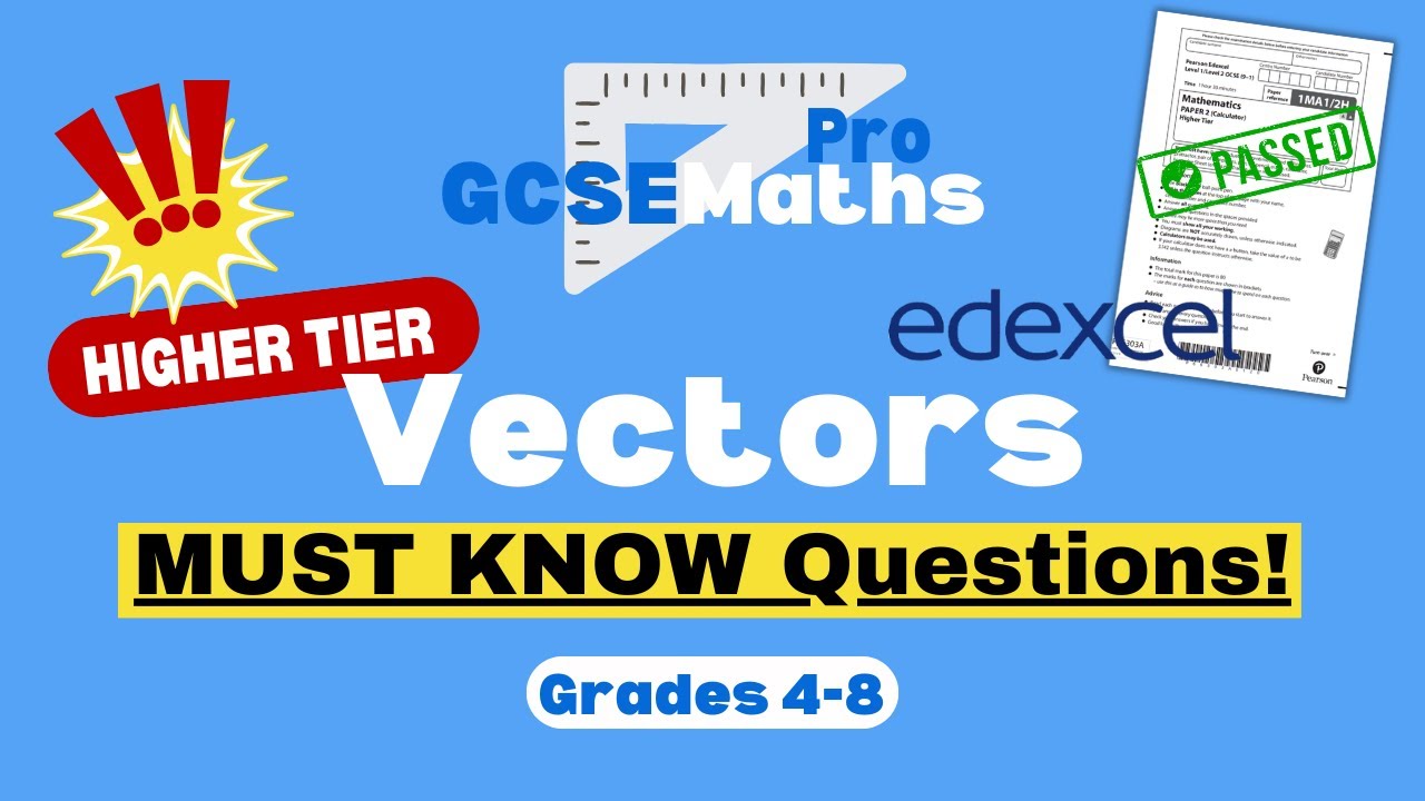 MOST REPEATED VECTORS EDEXCEL PREDICTED EXAM QUESTIONS | GCSE Maths Pro