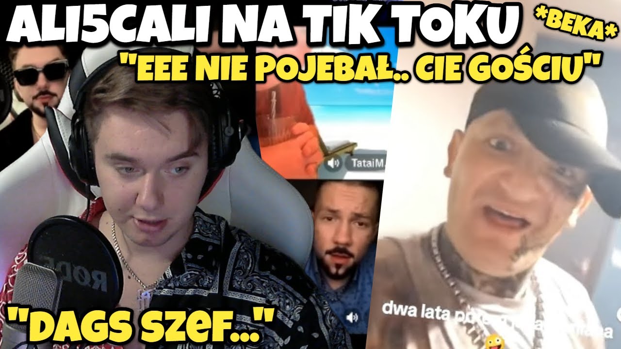 ALI5CALI NA TIK TOKU -EE GOŚCIU NIE POJEBAŁ..CIE