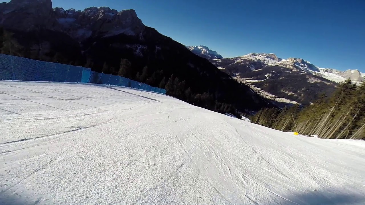 PISTA NERA   VULCANO -  Buffaure -   Val di Fassa  -  DOLOMITI