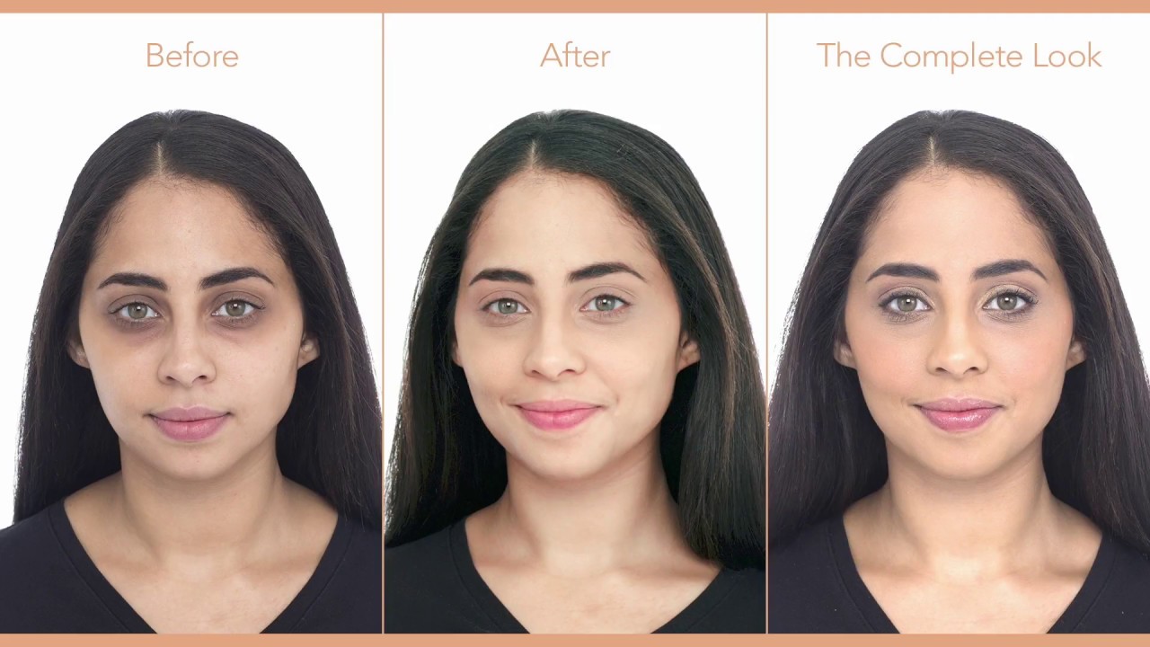 Augenschatten abdecken - Camouflage Technik mit jane iredale