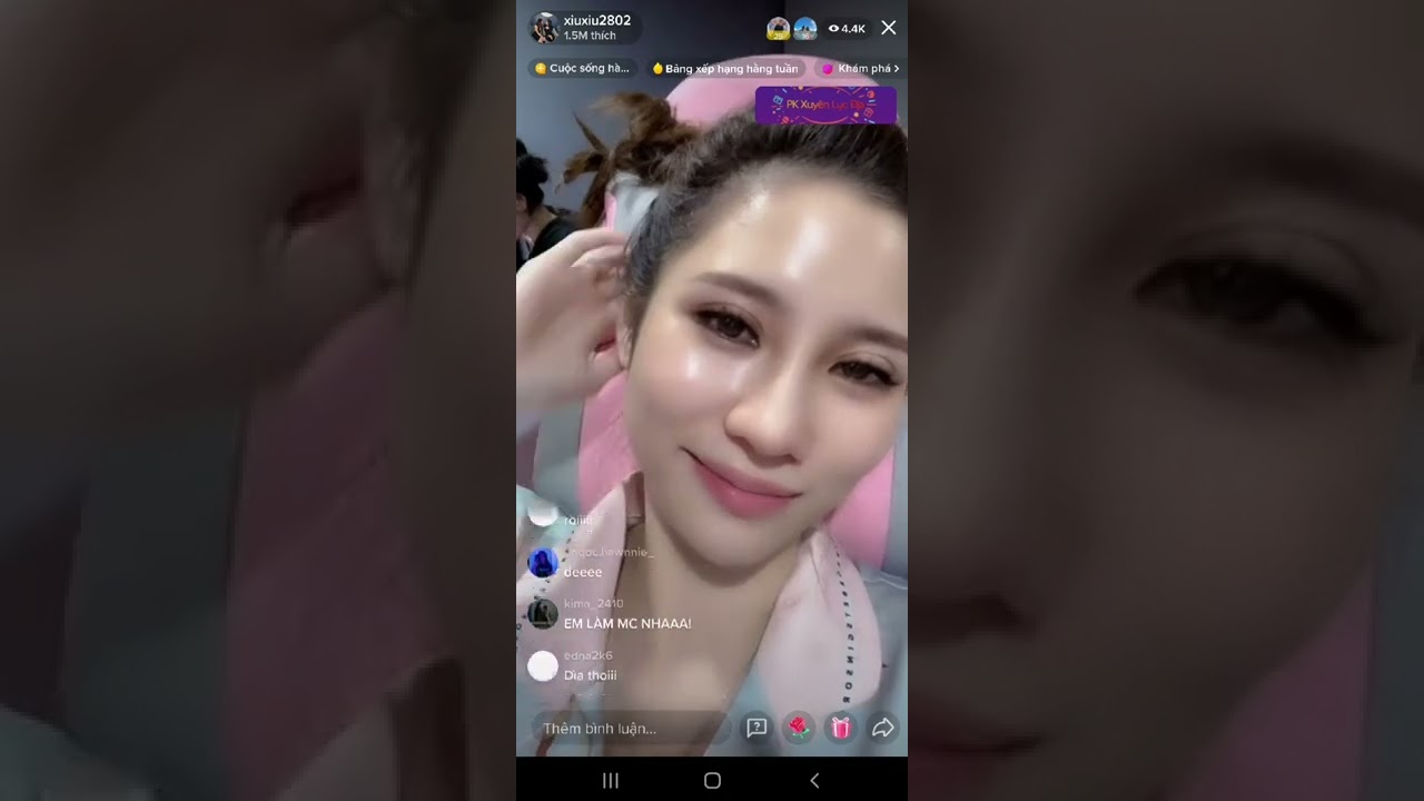 jinxiu live tối (11-02-2022) đếm tiền đám cưới