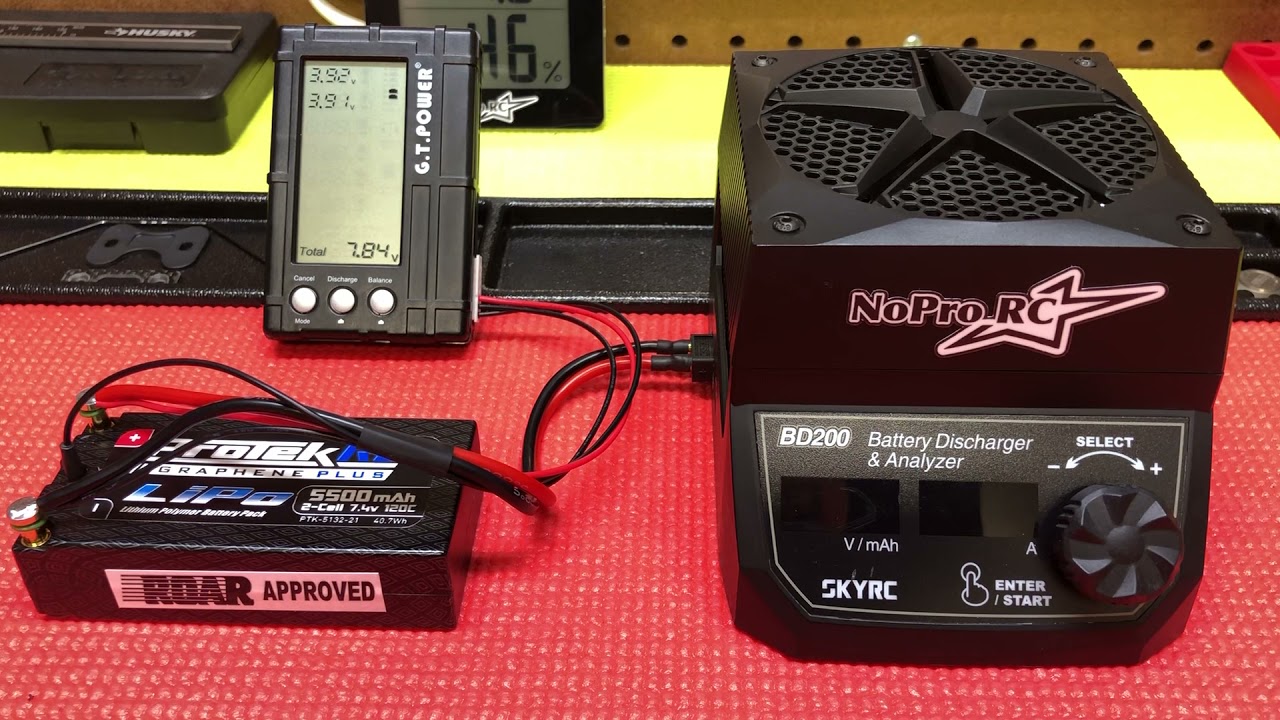 SkyRC sky rc lipo discharger .. quick easy dump!!