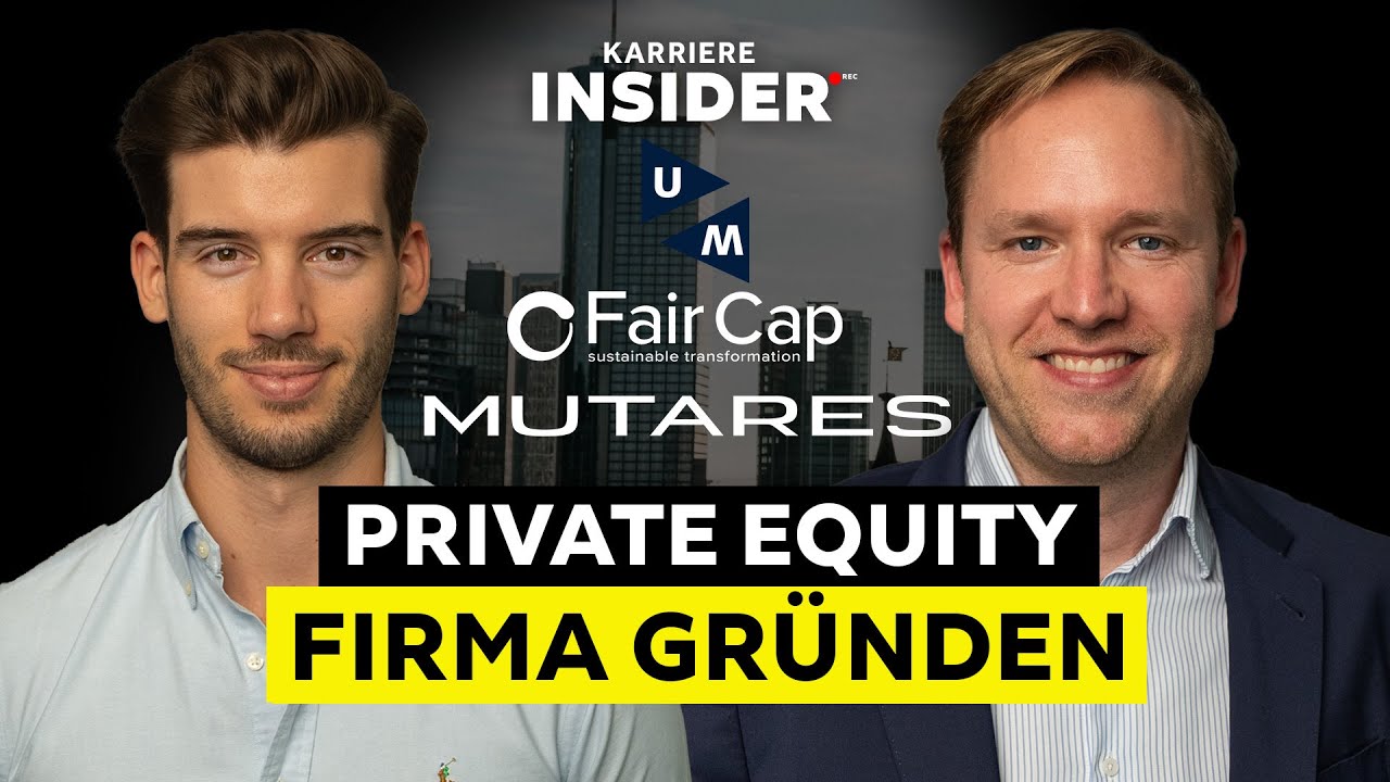 Private Equity Firma gründen nach nur 4 Jahren Karriere | Karriere Insider