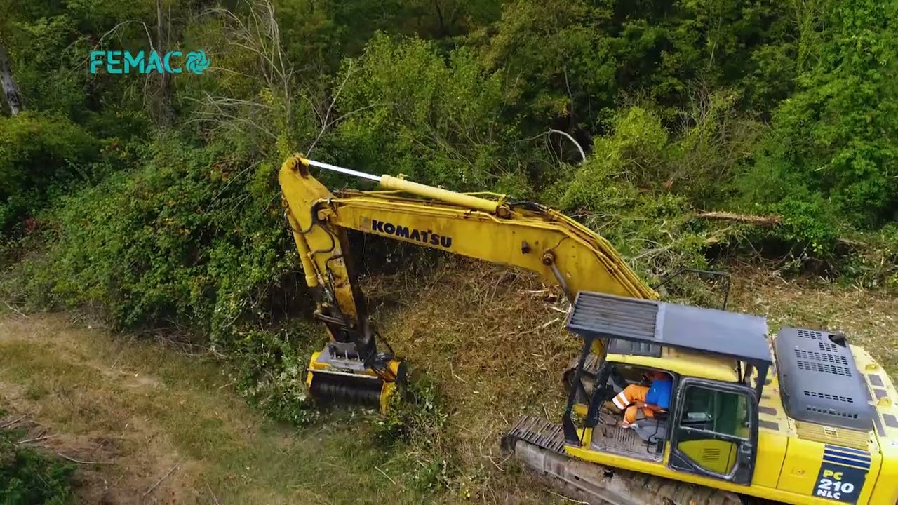 FEMAC T20 Hydraulic Mulcher for 15-30 tonne Excavators