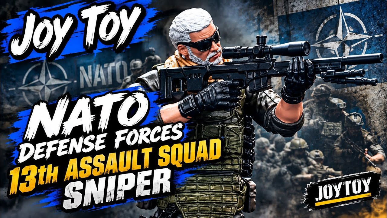 JoyToy NATO Defense Forces 13th Assault Squad Sniper