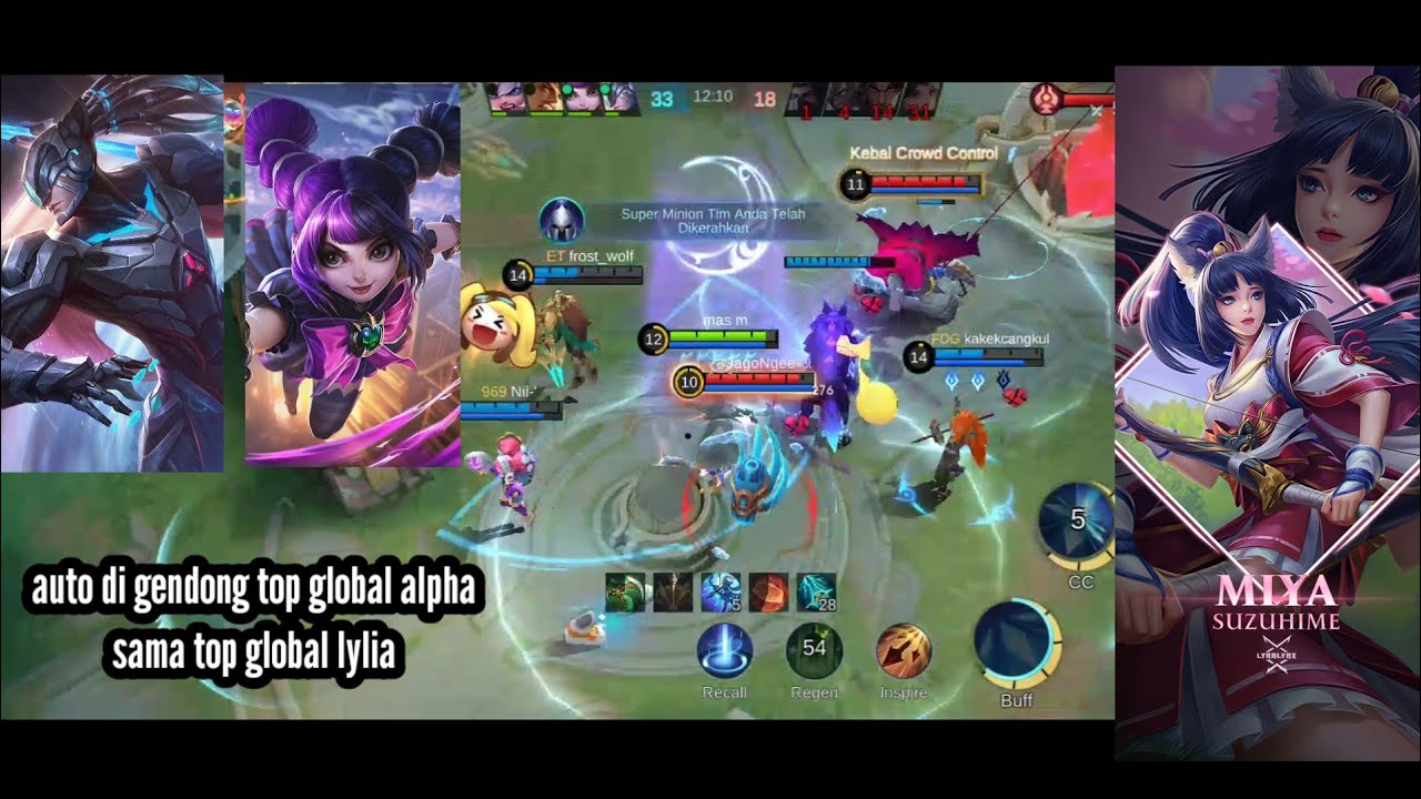 AUTO DI GENDONG TOP GLOBAL ALPHA SAMA TOP GLOBAL LYLIA