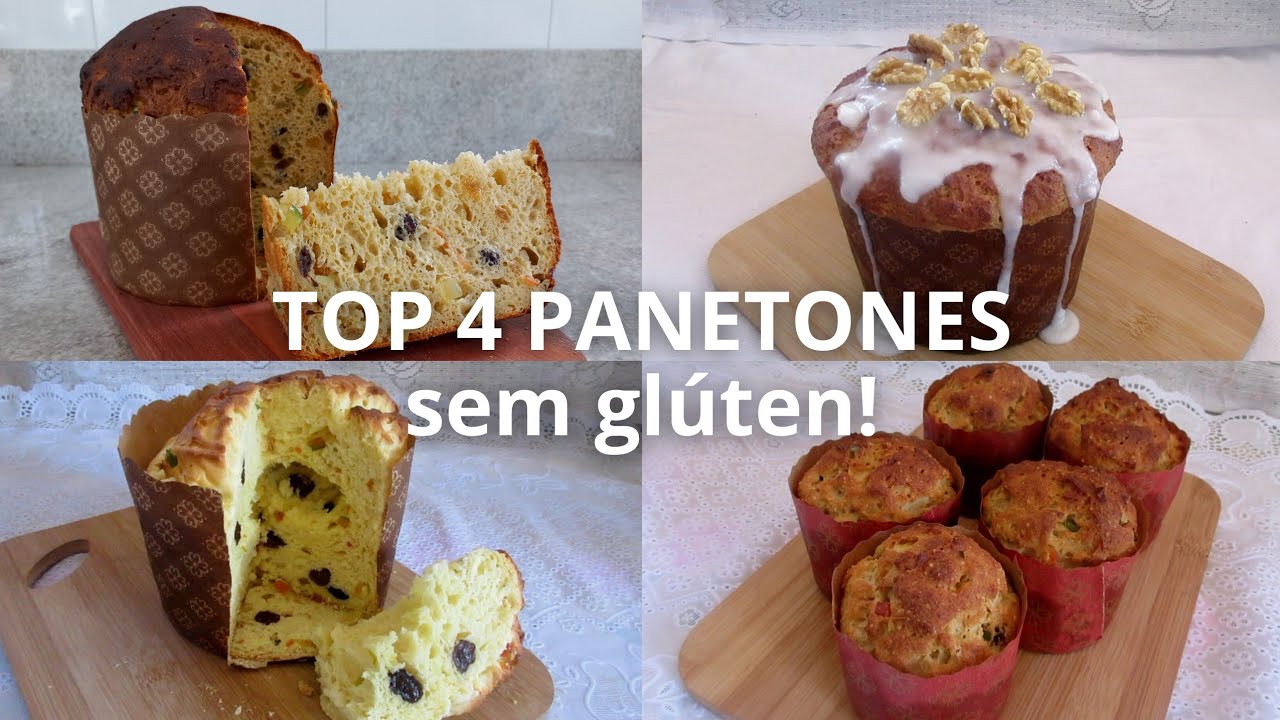 TOP 4 RECEITAS DE PANETONE SEM GLÚTEN | Marta Midori gluten free