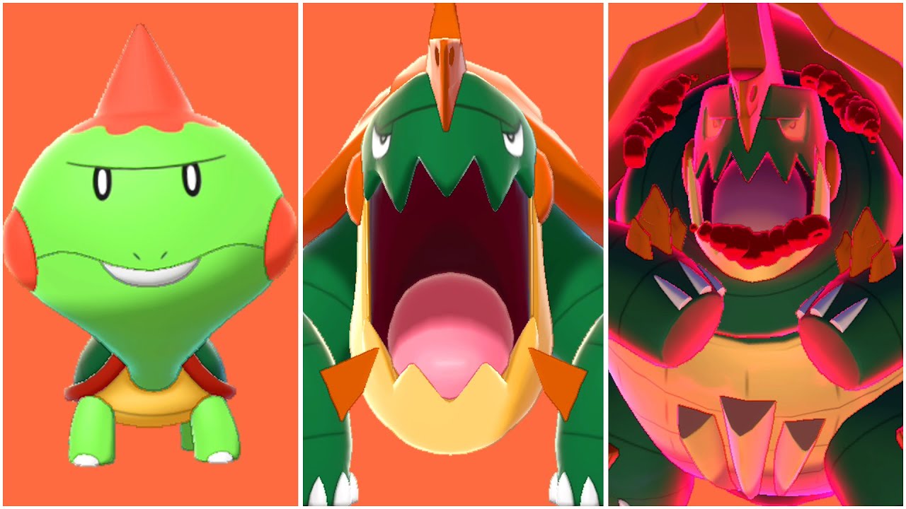 FULL CHEWTLE EVOLUTION TEAM! Shiny Chewtle, Shiny Drednaw, Shiny Drednaw Gigantamax