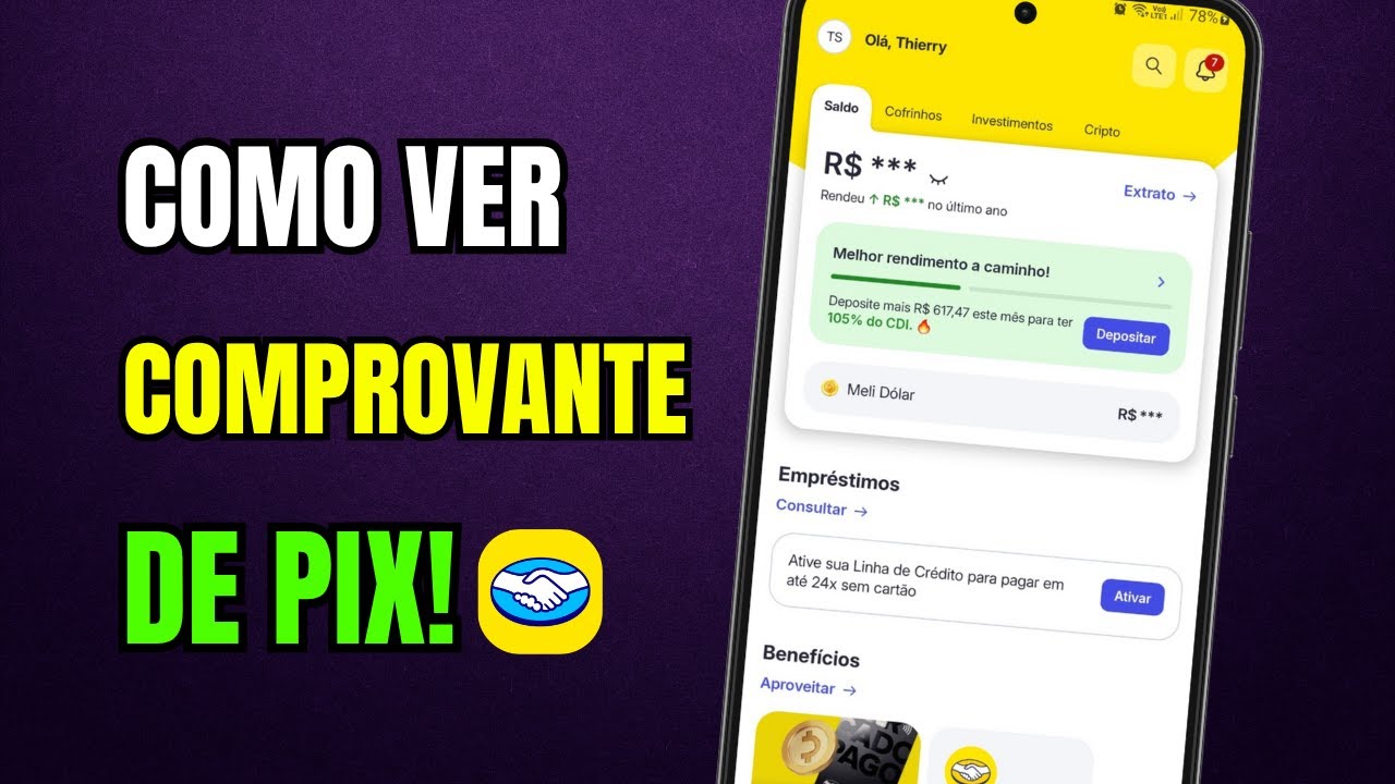 COMO VER COMPROVANTE DE PIX NO MERCADO PAGO