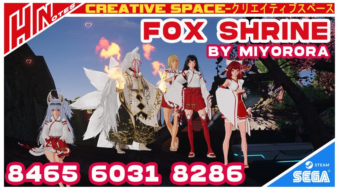 【PSO2NGS】Creative Space Visit Tour:Fox Shrine By Miyosora