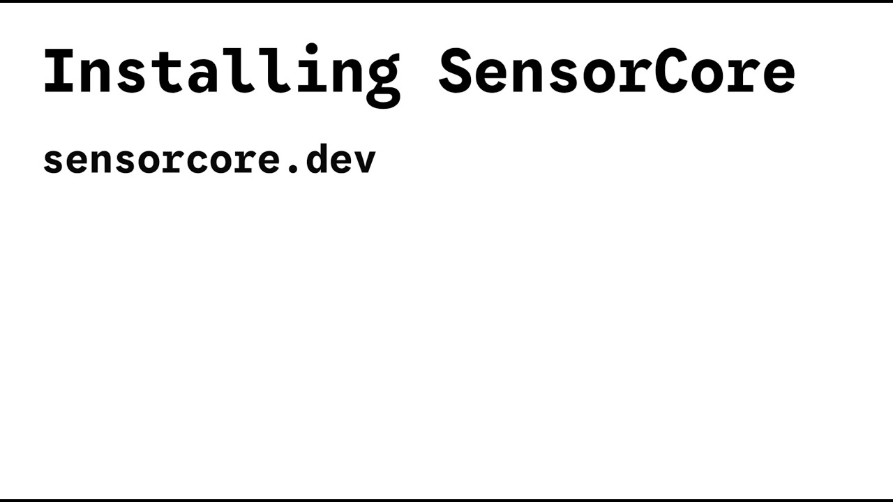 SensorCore Installation Guide (Antigravity, Cursor, Claude Code)