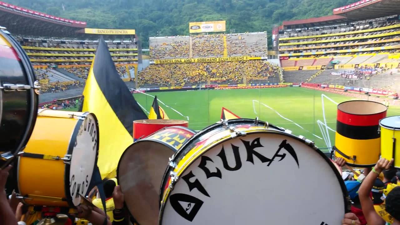 Barcelona Vs deportivo quito 2014 Sur oscura