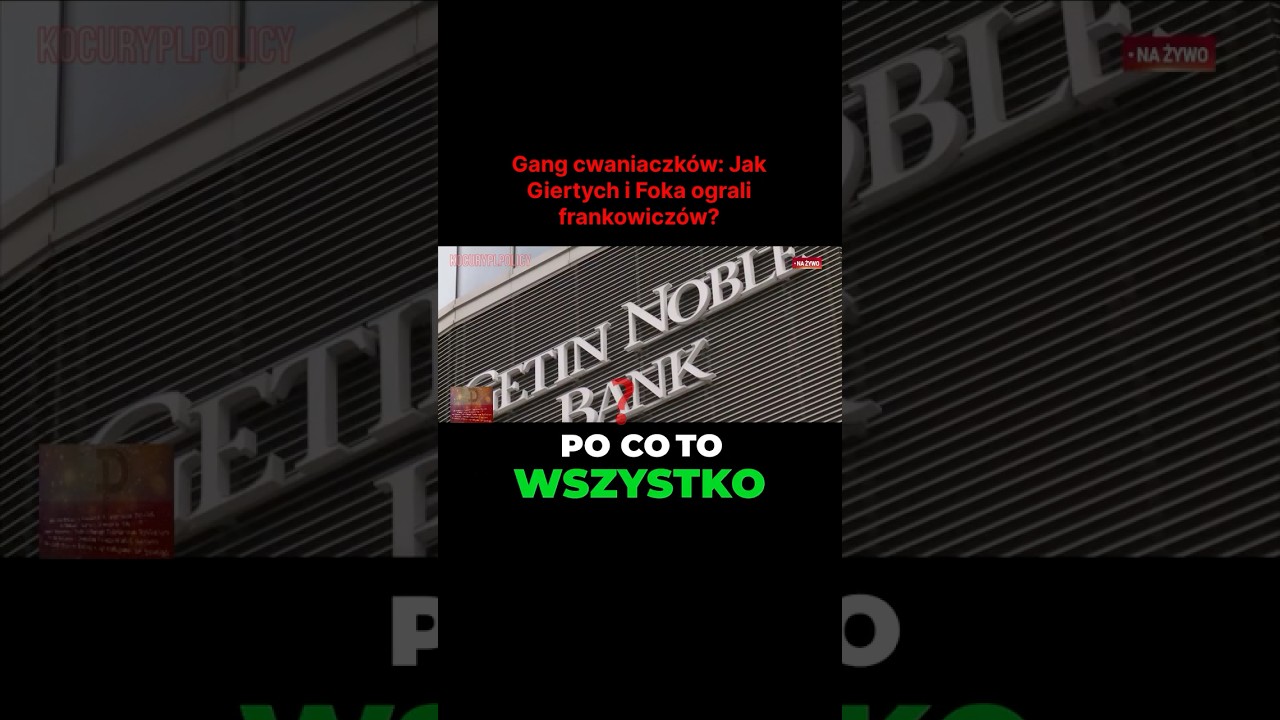 Milionowa Afera Giertycha - Co Ukrywa &bdquo;Foka