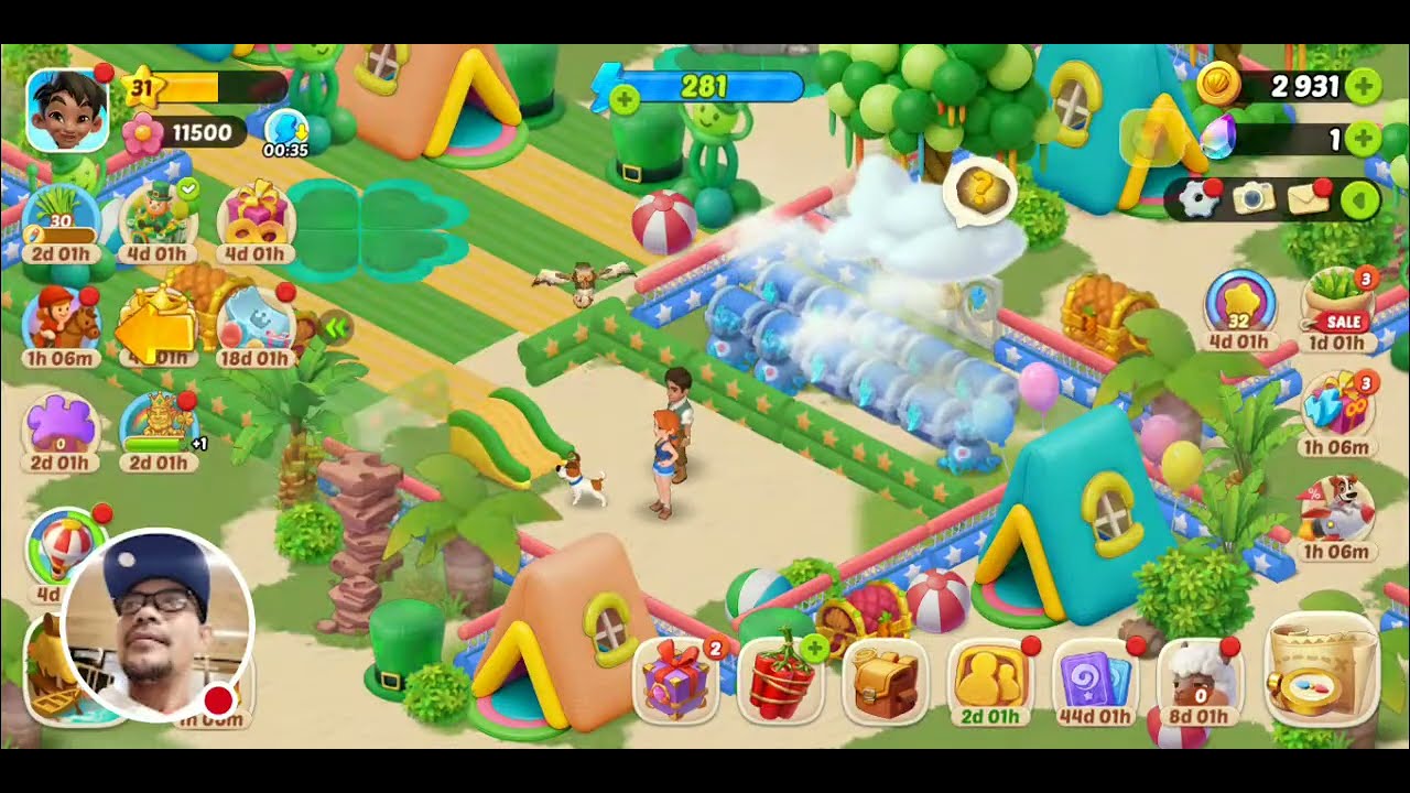 Family farm Adventure/326th Mobile Game Live Streaming ASMR