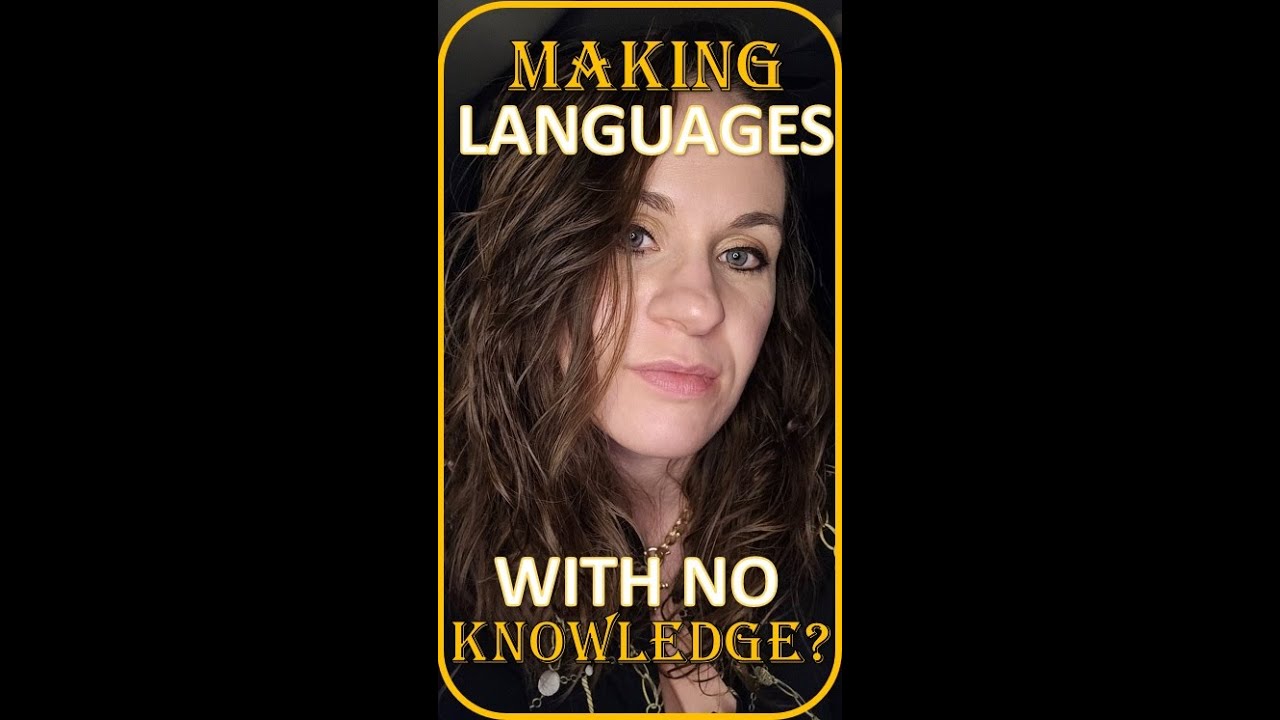 Can You Make a Language if You Only Know English?