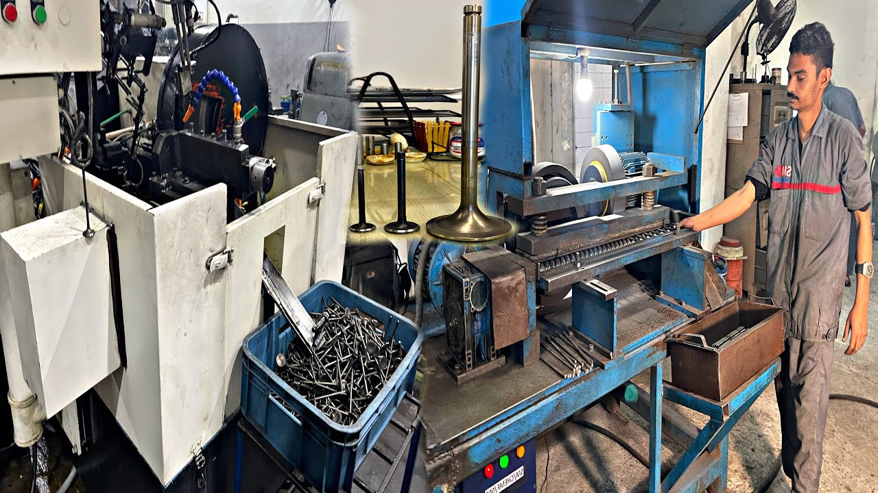 Amazing Factory Process of Diesel Engine Valve Production | How We Make High Quality Engine Valves