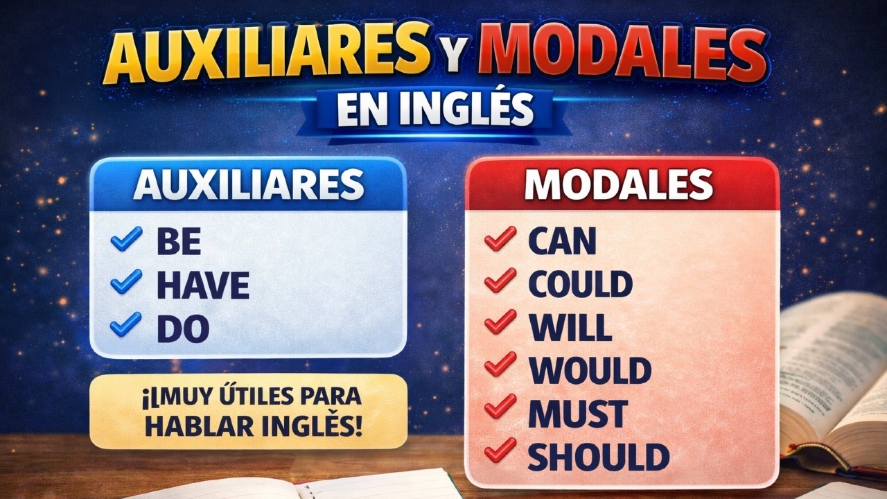 TODOS LOS AUXILIARES Y VERBOS MODALES EN INGLÉS