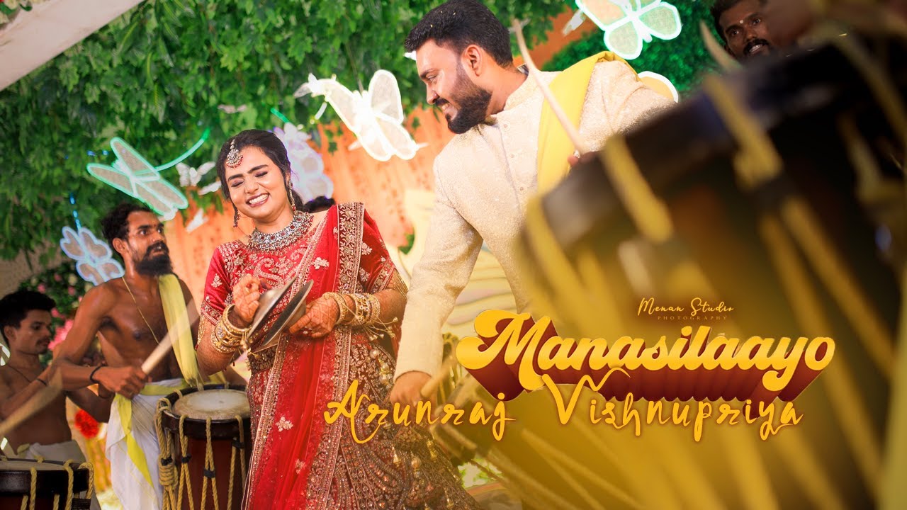 Manasilaayo | Arunraj & Vishnupriya Wedding Reception | Menan Studio
