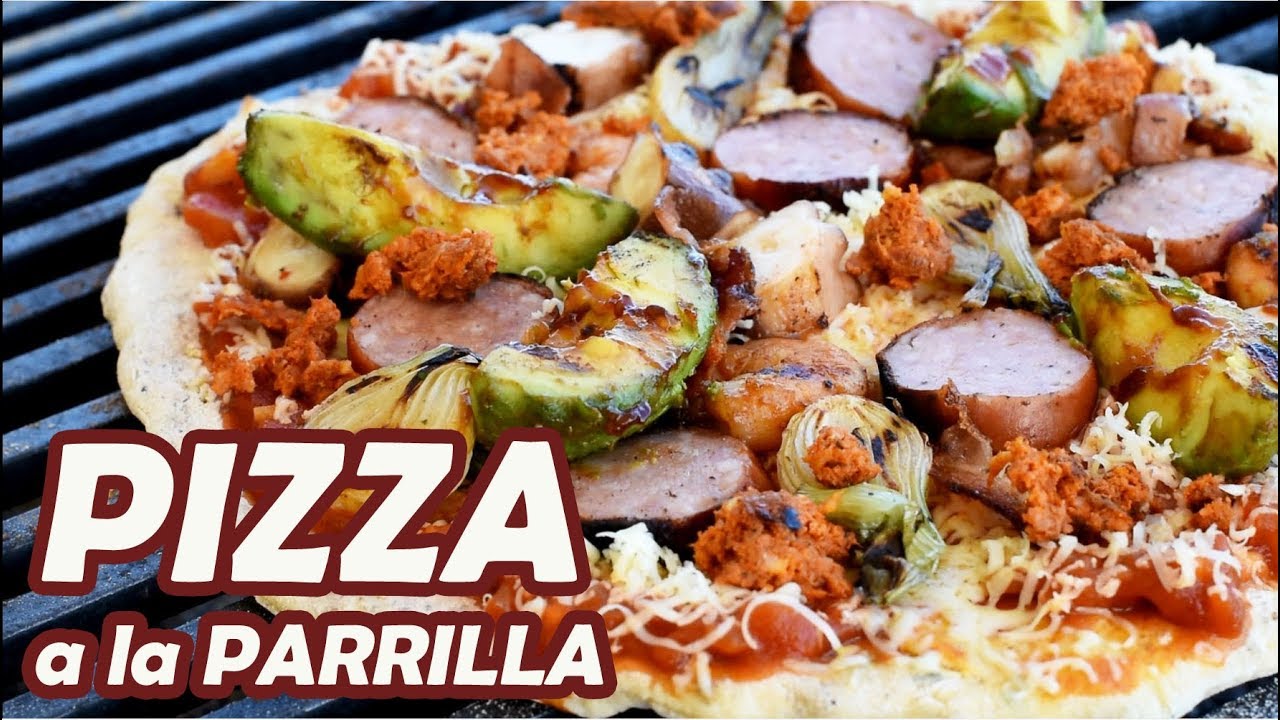 PIZZA A LA PARRILLA desde Cero | MASA, SALSA Y COCCIÓN