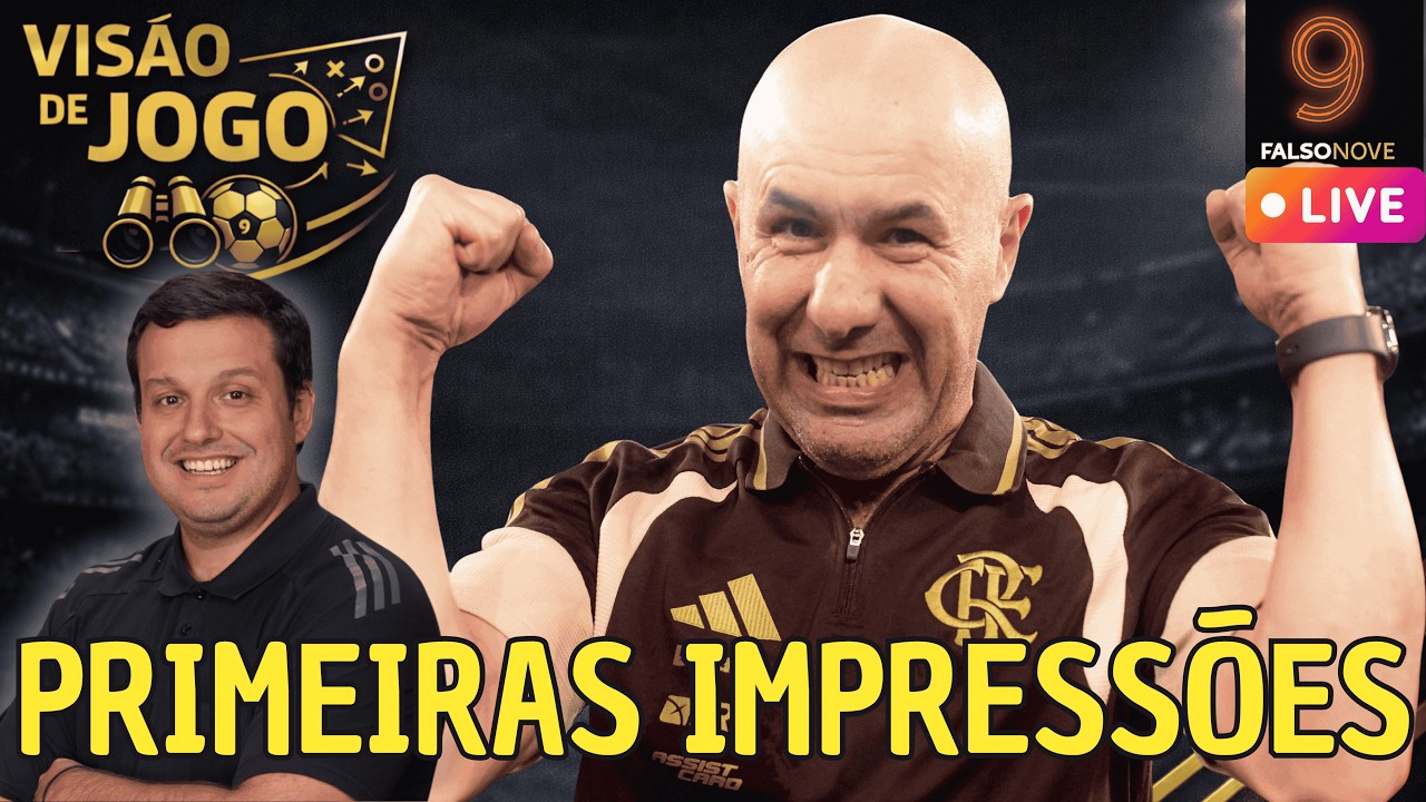 🔴 LEONARDO JARDIM JÁ MOSTROU A QUE VEIO? AS PRIMEIRAS IMPRESSÕES NO FLAMENGO | VISÃO DE JOGO