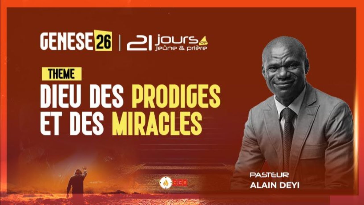 GENESE 26 JOUR 13  : DIEU DES PRODIGES ET DES MIRACLES _ Pst ALAIN DEYI _ 17/01/2026