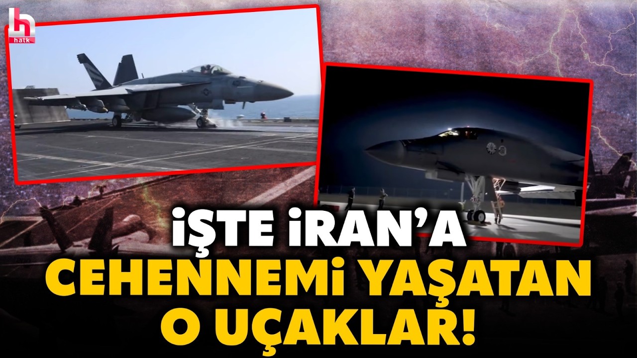 ÖLÜM MAKİNELERİ... ABD paylaştı: İşte, İran'a dehşeti yaşatan savaş uçakları!