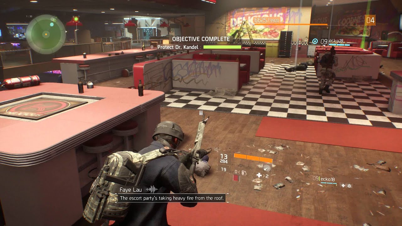 The Division - Madison Field Hospital: Rescue Dr. Kandel, Hutch Bossfight, T Rant & Coated Holster