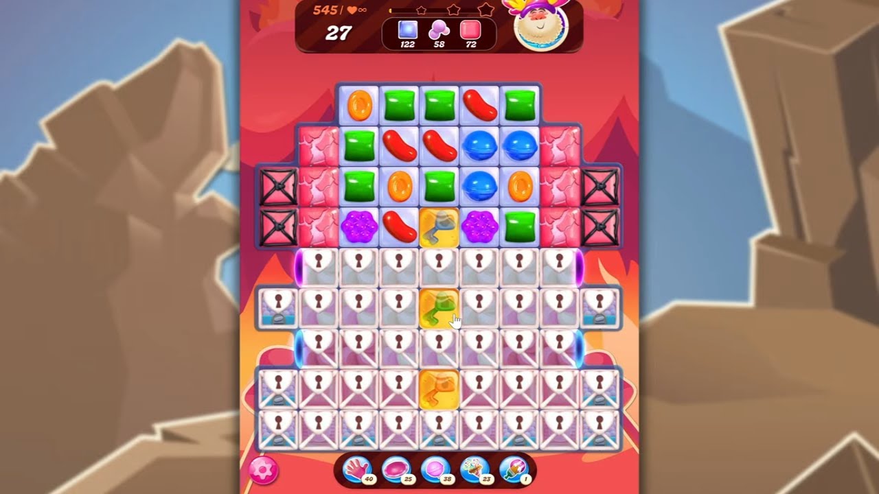 Candy Crush Saga LEVEL 545 NO BOOSTERS (new version)🐟☑️