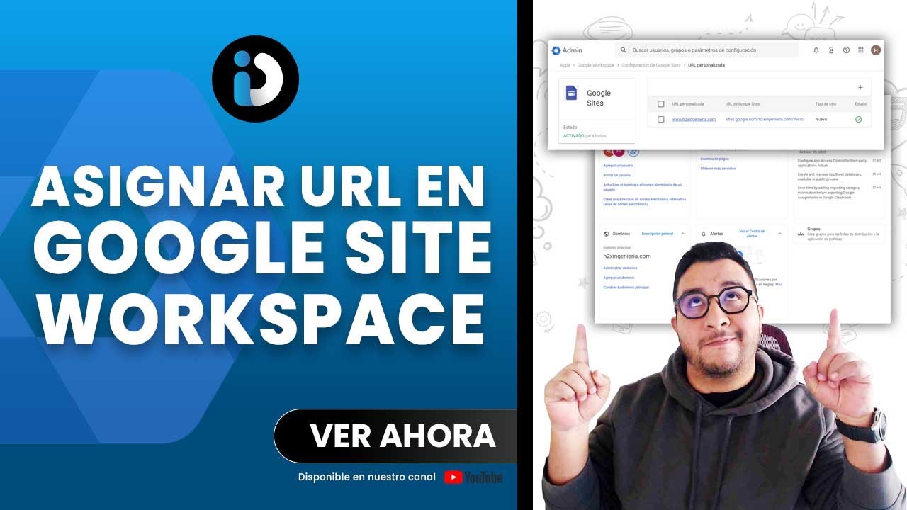 Asignar URL Personalizada a google site en google workspace 2022