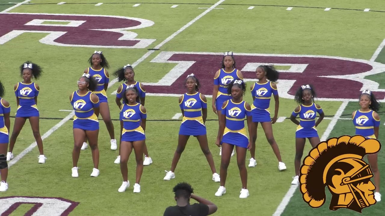 The West Seven Rams Cheerleaders 2023 Benefit Game Cheer