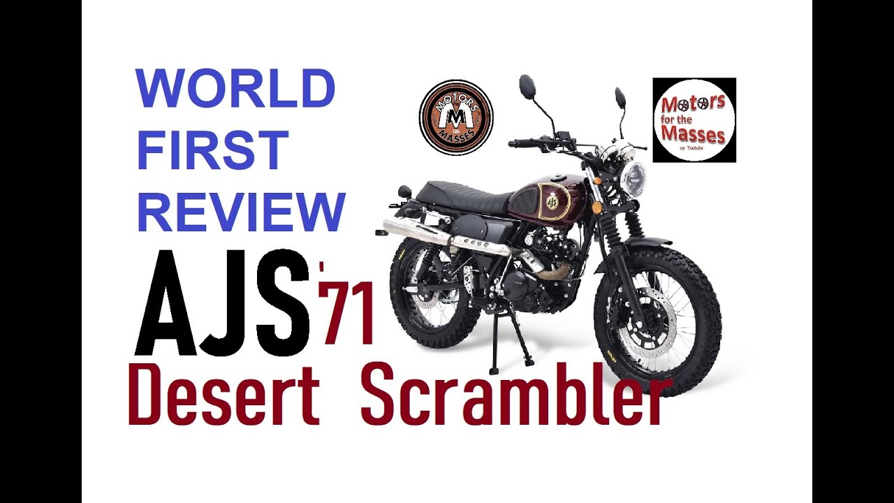 AJS '71 Desert Scrambler WORLD's FIRST REVIEW