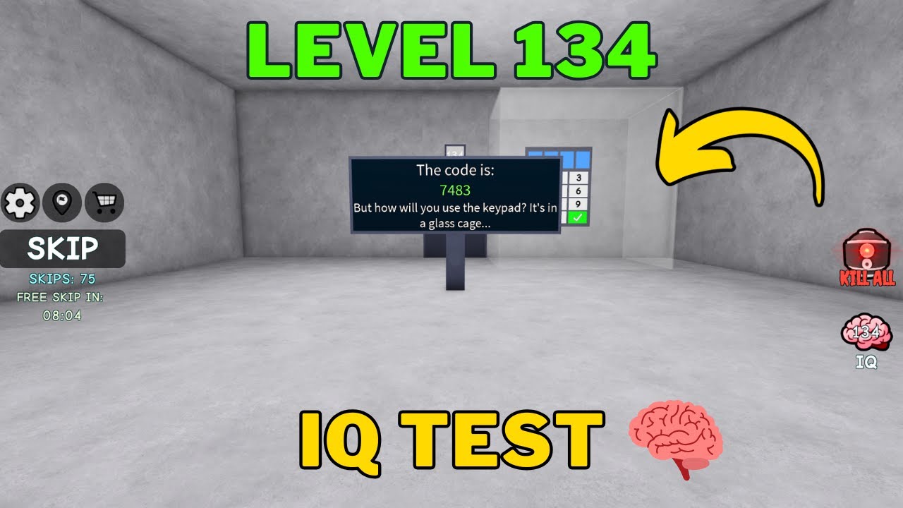 How To Solve Roblox IQ Test Level 134 | IQ Test 🧠 Guide