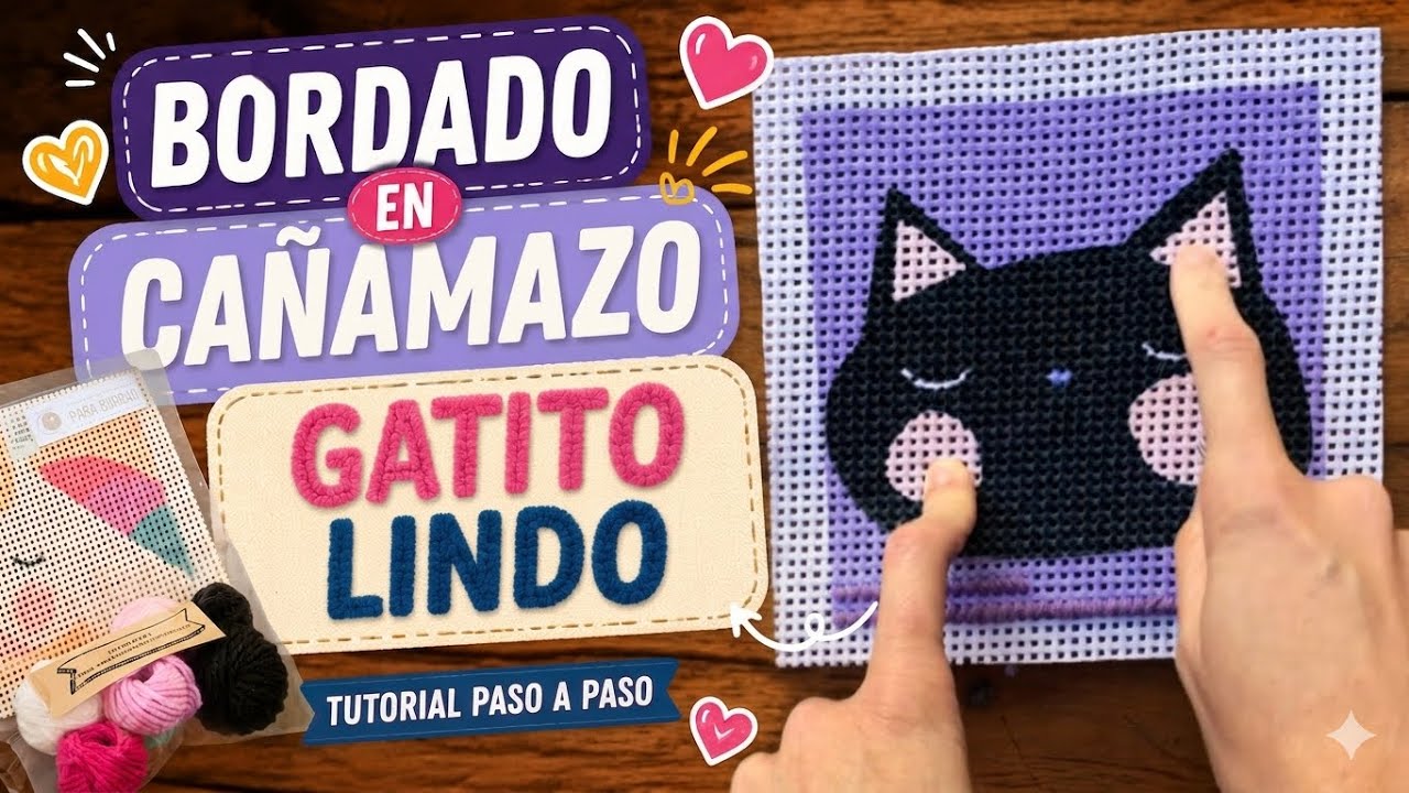 Bordando gatitos