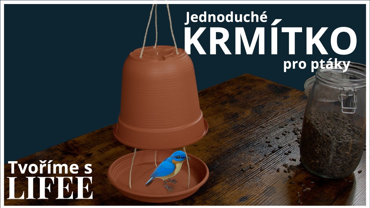 Jednoduch&eacute; krm&iacute;tko pro pt&aacute;čky