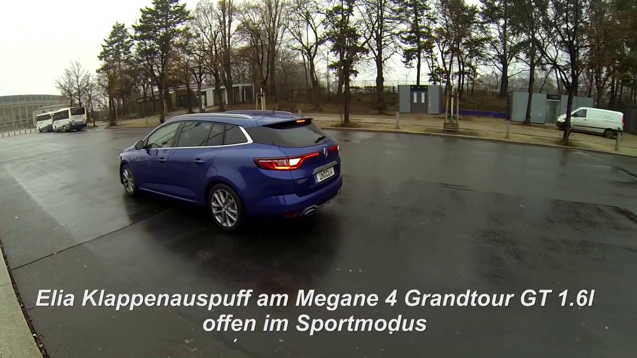 ELIA Klappenauspuff Renault Mégane IV GT Tce 205 Grandtour (Kombi) 2016/2017 - Aussenaufnahme