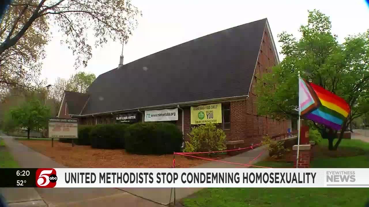 United Methodist Church will no longer condemn homosexuality, Minnesota churches react