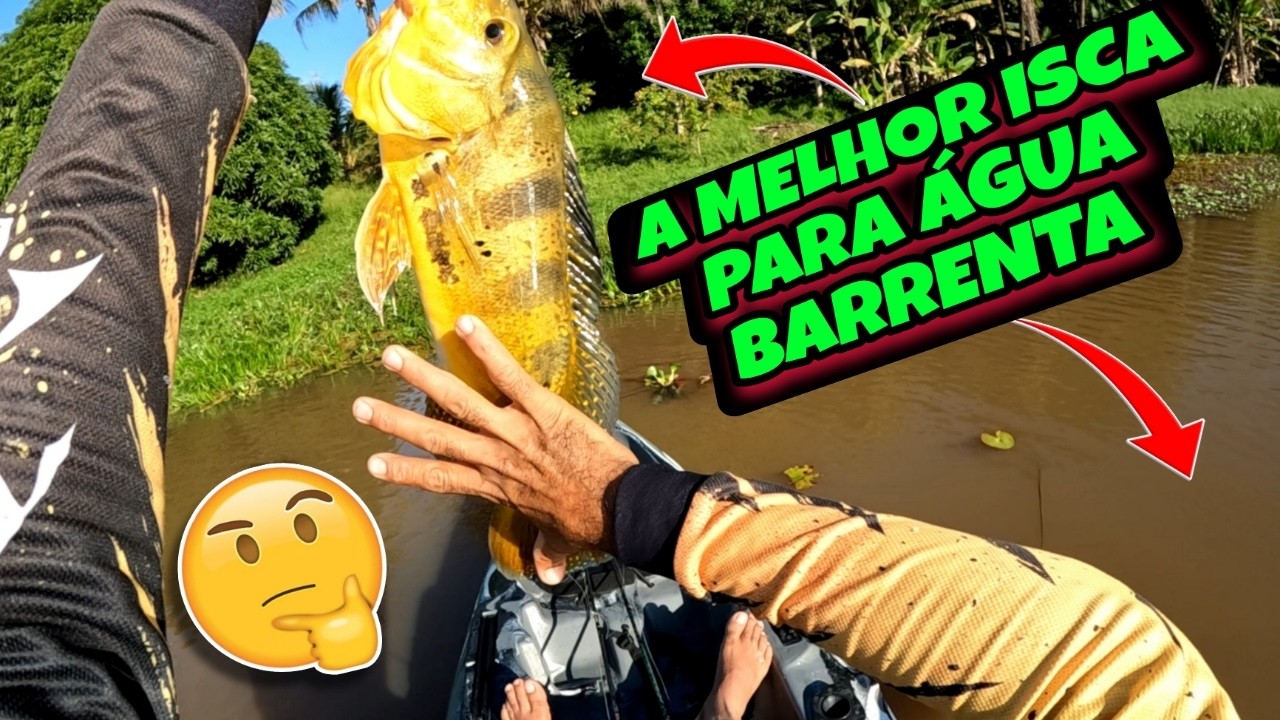 ESSA ISCA NÃO PERDOA NA ÁGUA BARRENTA!!! MELHOR ISCA ARTIFICIAL PARA O INVERNO